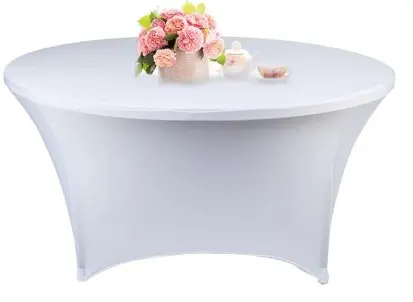 5FT Round Spandex Tablecloth
