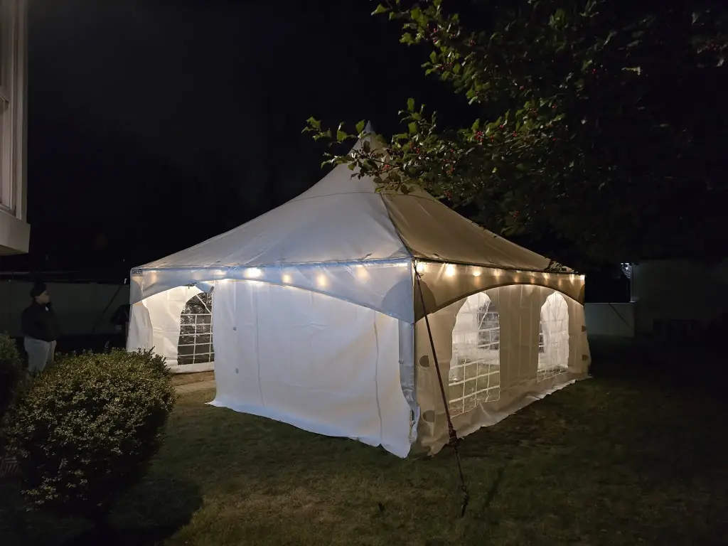 20 x 20 Frame Tent (With Sidewalls)