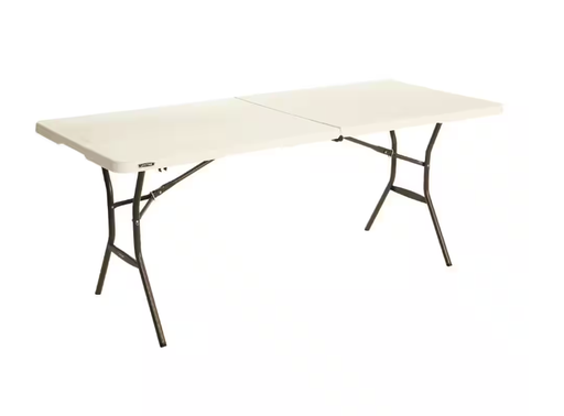 6FT Folding Table - White